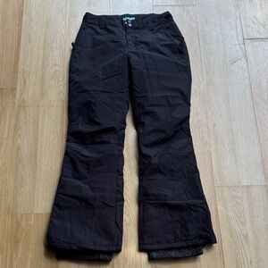 Roxy NEW size XS snow snowboard ski pants Black Flared Pants